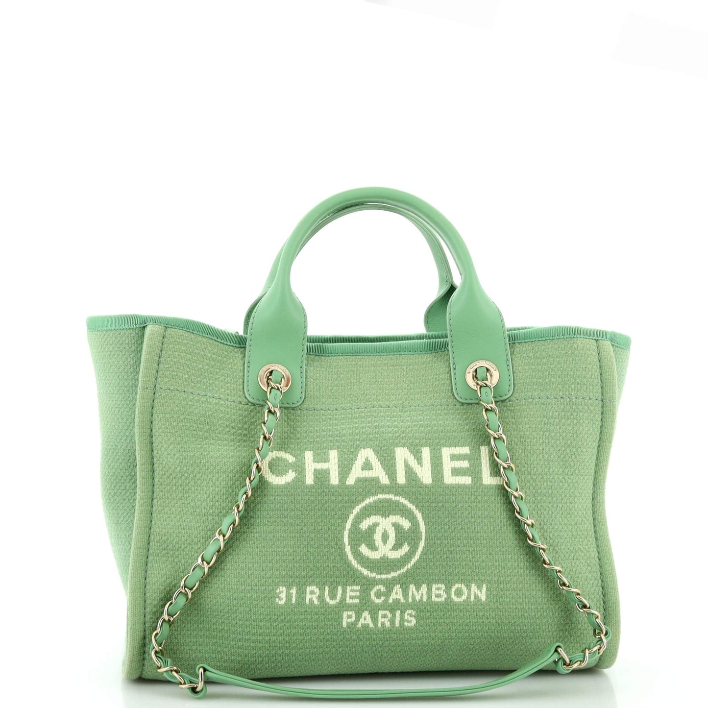 CHANEL Deauville NM Tote Mixed Fibers Small