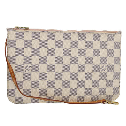 Louis Vuitton Neverfull  Canvas Clutch Bag
