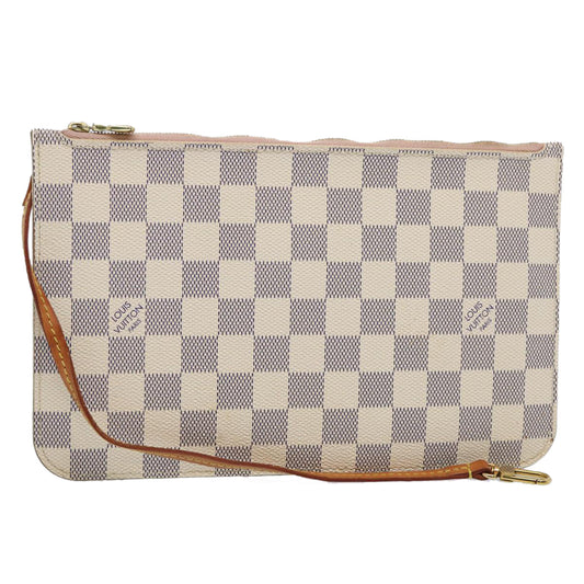 Louis Vuitton Neverfull  Canvas Clutch Bag