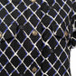CHANEL Cap Sleeve Black, White & Blue Size US 8 Jacket