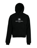 Blnciaga Cotton Logo Hooded Pullover Sweatshirt Men's Sweater