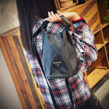 Prada Vela Nylon Shoulder Bag TWS