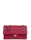Chanel Red Caviar Medium Double Flap Bag