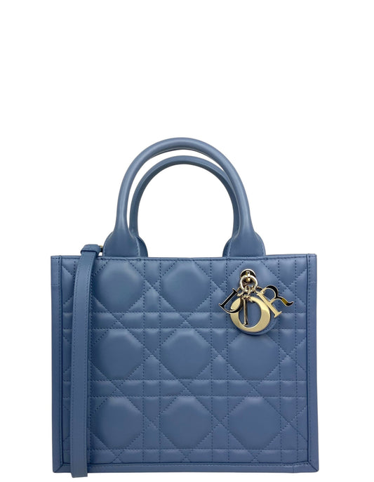 Dior Denim Blue Small Dior Book Tote