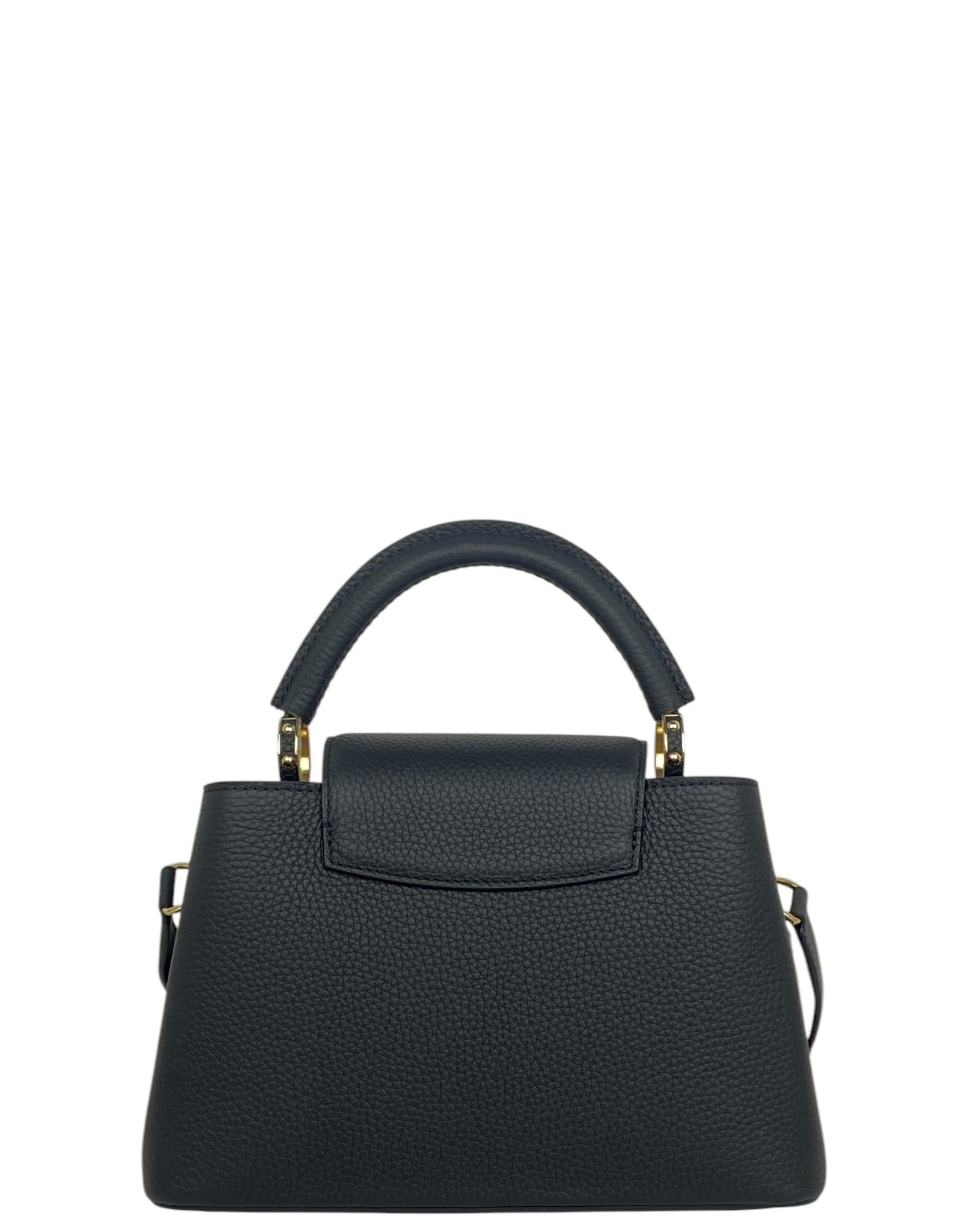 Louis Vuitton Black Chain Capucines BB