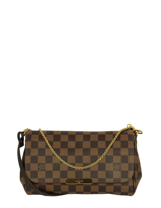 Louis Vuitton Damier Ebene Favorite MM Crossbody Bag