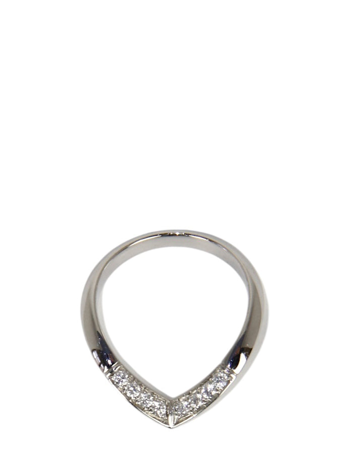 Louis Vuitton Diamonds Pavé V Ring sz 53/ 6.5