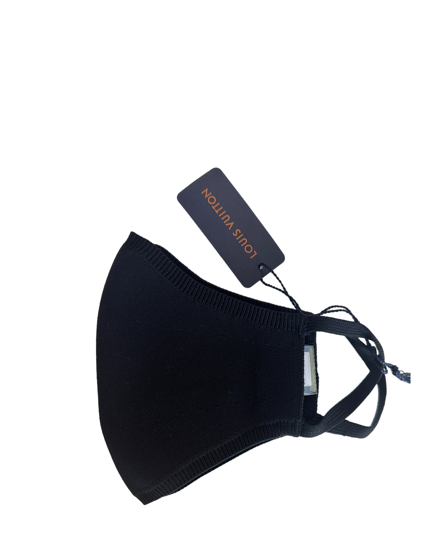 Louis Vuitton NWT Black Logo Face Mask
