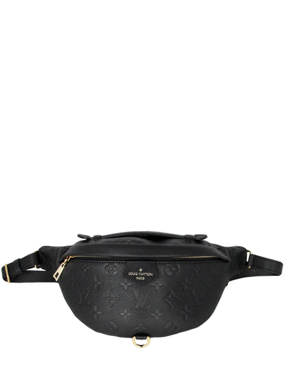 Louis Vuitton 2021 Black Empreinte Leather BumBag Belt Bag