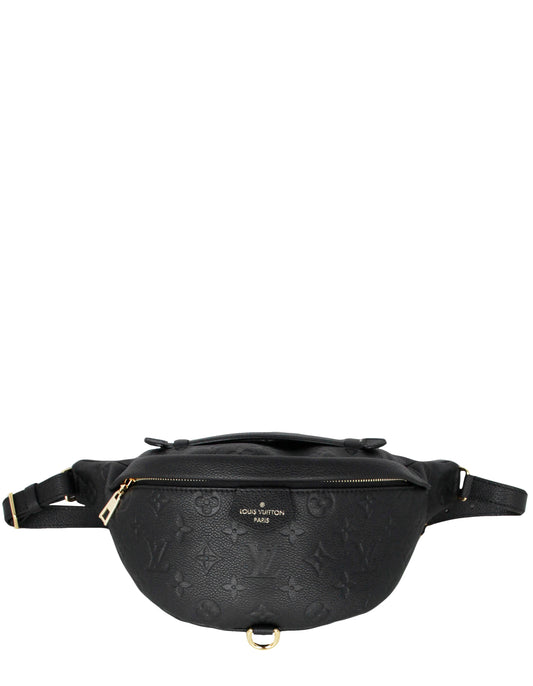 Louis Vuitton 2021 Black Empreinte Leather BumBag Belt Bag