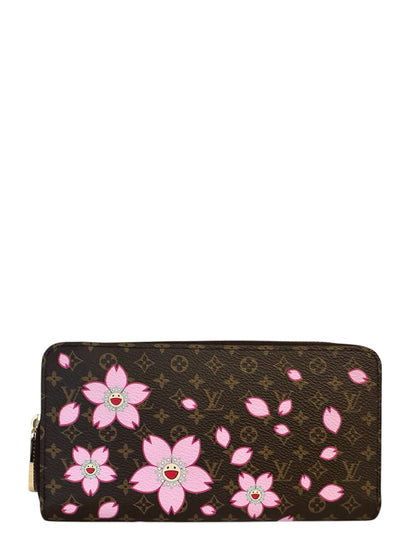 Louis Vuitton x Takashi 2025 Murakami Cherry Blossom Zippy Wallet