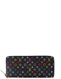 Louis Vuitton x Murakami 2025 Black Multicolor Clemence Wallet