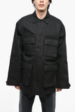 Blnciaga Cotton Cargo Jacket with Concealed Placket S Standard size