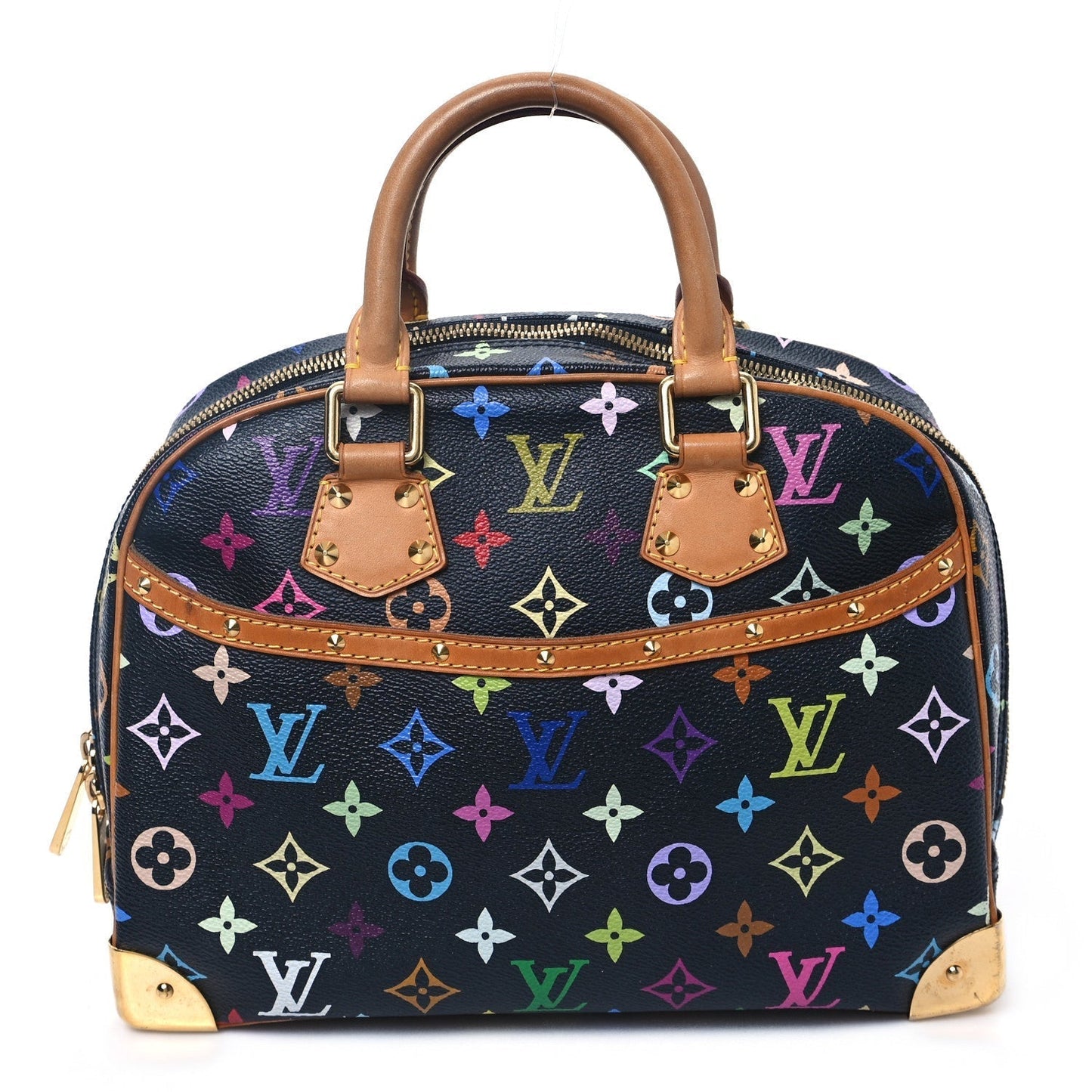 Louis Vuitton Monogram Multicolor Trouville Black