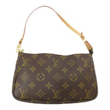 Louis Vuitton Pochette Accessoire  Canvas Clutch Bag