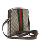 Amelia GG Supreme Monogram Web Small Ophidia Messenger Bag Brown