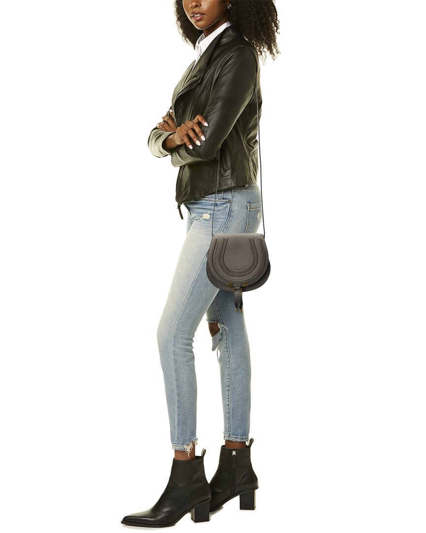 CHL - CC o? Marcie Small Leather Saddle Bag