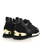 Louis Vuitton Suede Monogram Run Away Sneakers Black