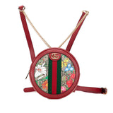Gucci GG Flora Ophidia PVC Leather Backpack