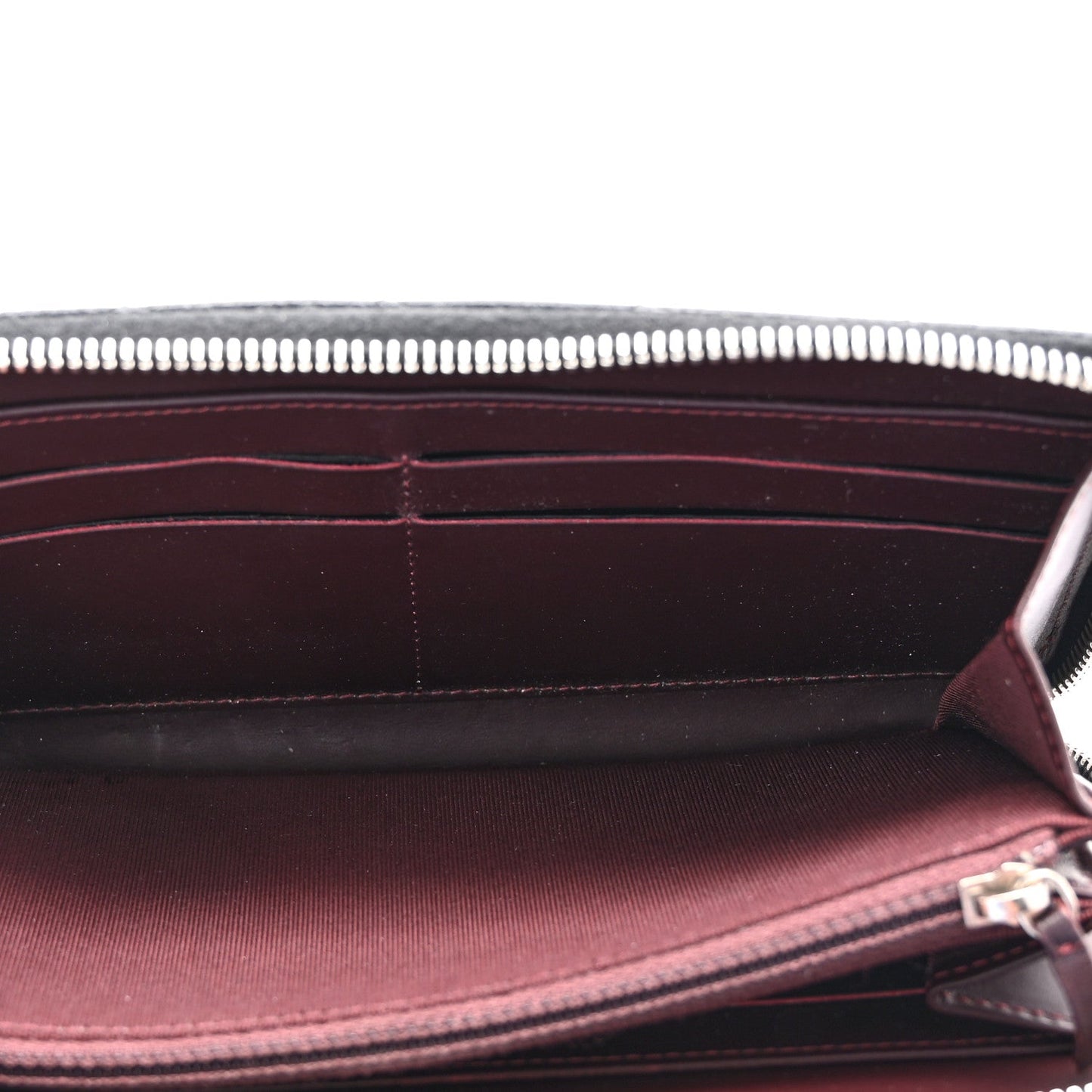 Amelia Caviar Quilted Large Gusset Zip Around Wallet Black