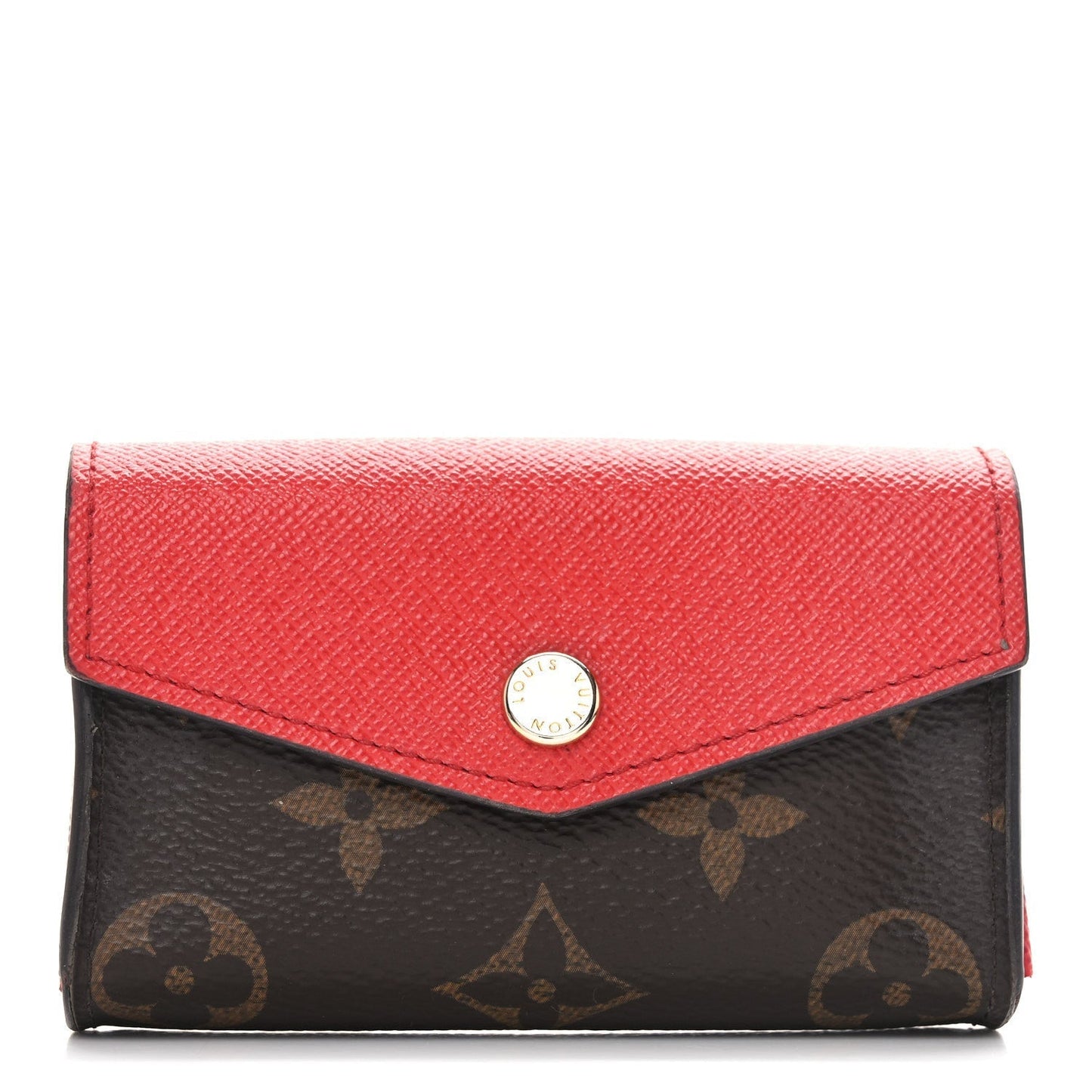 Louis Vuitton Monogram Sarah Multicartes Coquelicot