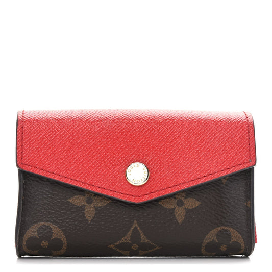 Louis Vuitton Monogram Sarah Multicartes Coquelicot
