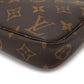 Louis Vuitton Pochette Accessoire  Canvas Clutch Bag