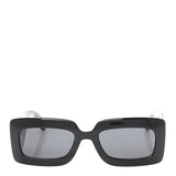 Amelia Oversized Rectangular Acetate Frame GG Marmont Logo Sunglasses GG0811S Black