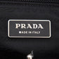 Prada Black Madras Cerniera Doctor Handbag