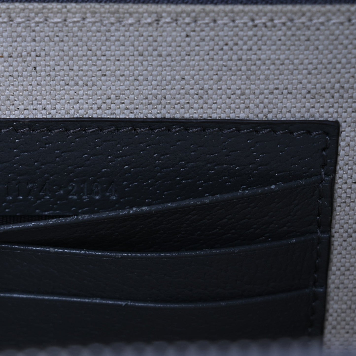 Amelia GG Supreme Monogram Textured Dollar Calfskin Small Ophidia Top Handle Shoulder Grey Black Graphite Grey