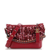 CHANEL Gabrielle Hobo Sequins Small