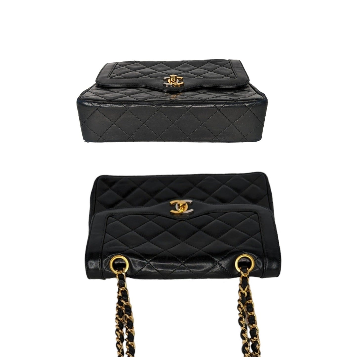 Chanel bag   Black Coco Paris Double Flap Bag