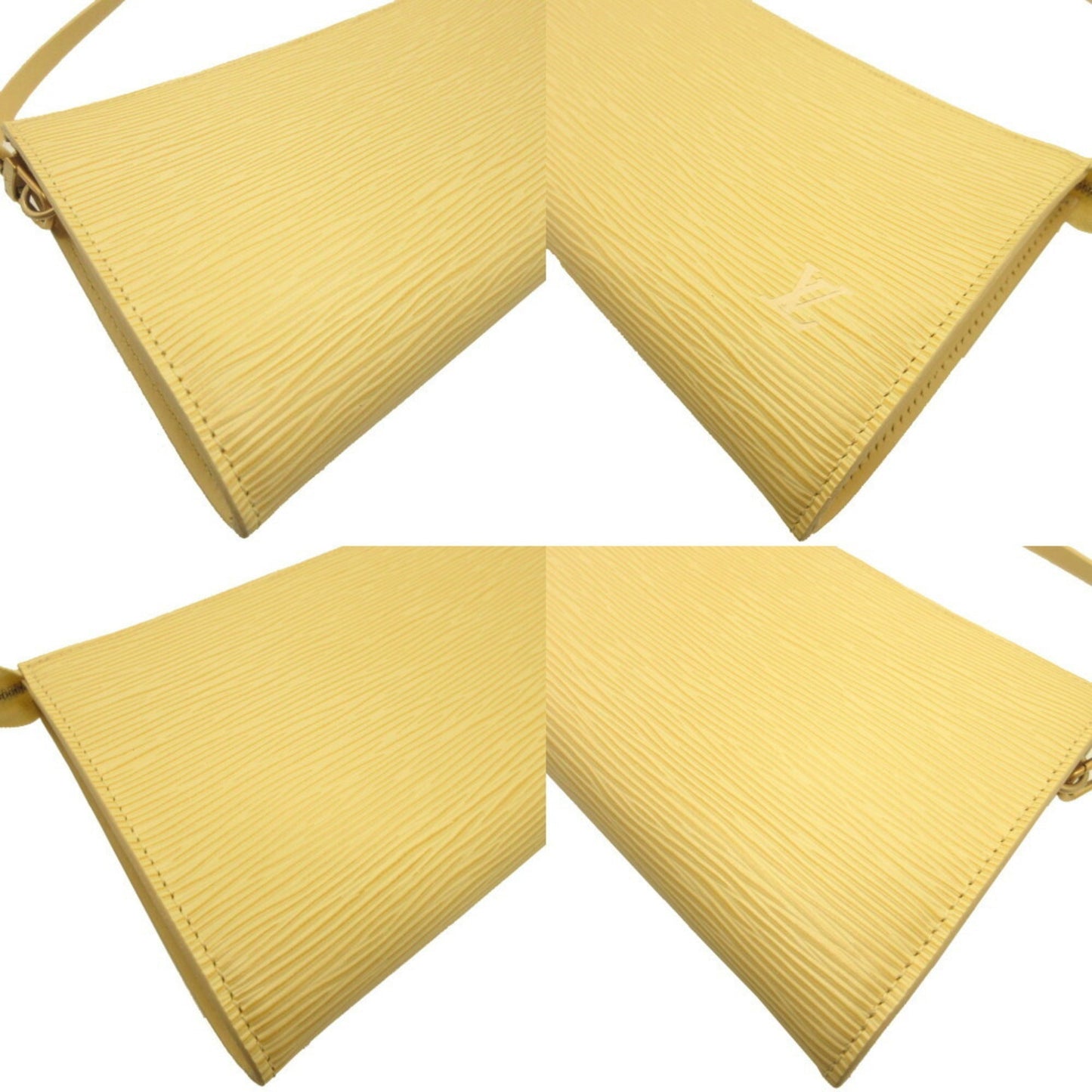 Louis Vuitton Pochette Accessoire  Leather Clutch Bag
