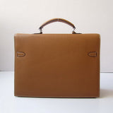 Luxury Hermes Briefcases H269 Briefcase Cow Leather Coffee Bag