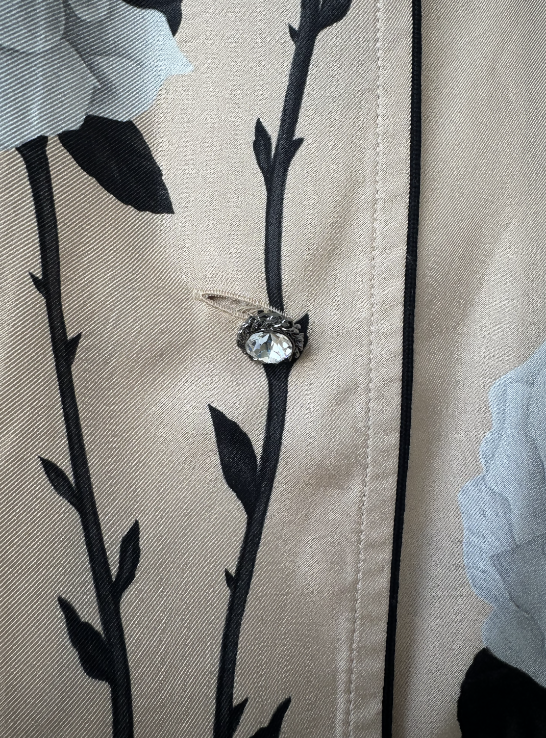 Gucci Silk Floral Print Shirt