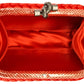 Box Knot Clutch Intrecciato Satin Small