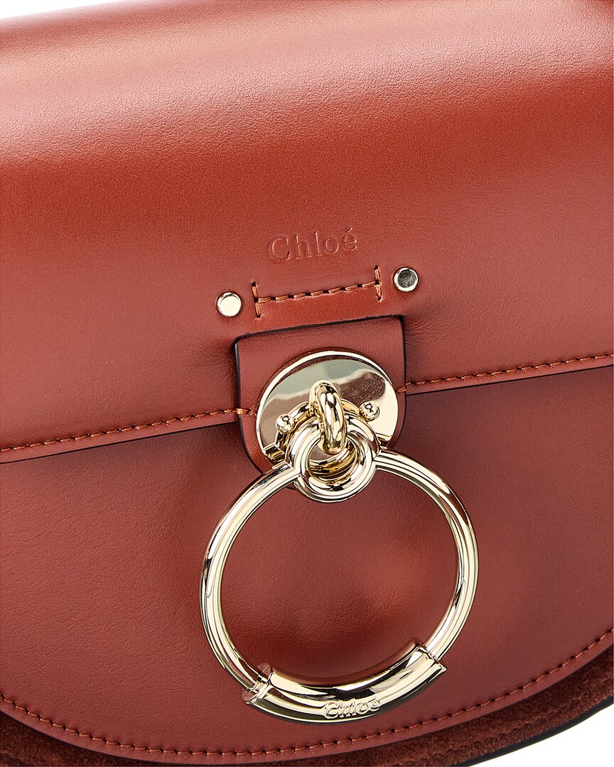 CHL - CC o? Tess Small Leather & Suede Shoulder Bag