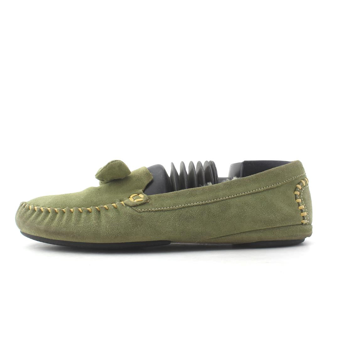 COLE HAAN BELLPORT BOW DRIVER SUEDE