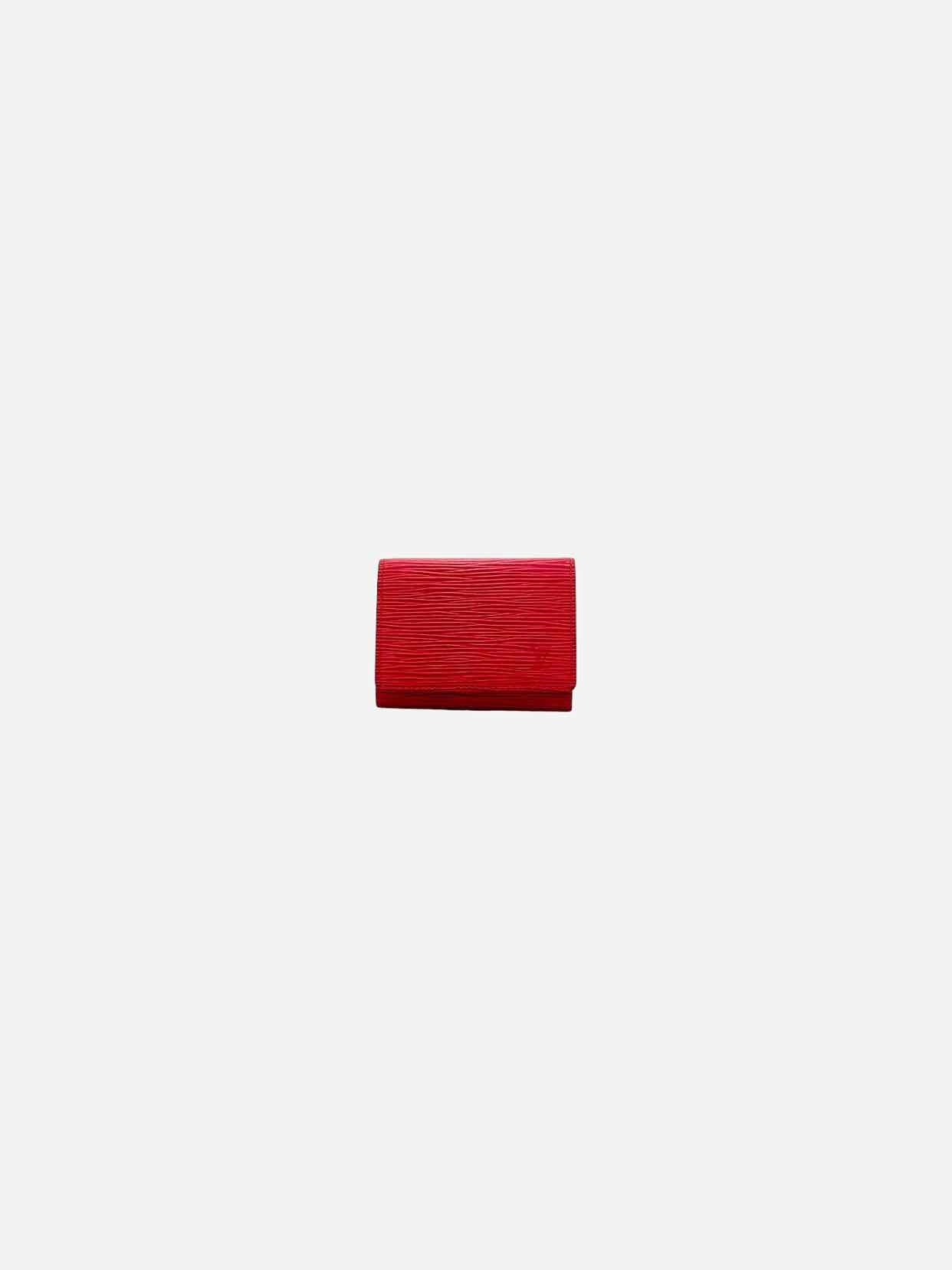 LOUIS VUITTON Red Card Holder