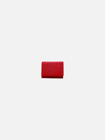 LOUIS VUITTON Red Card Holder