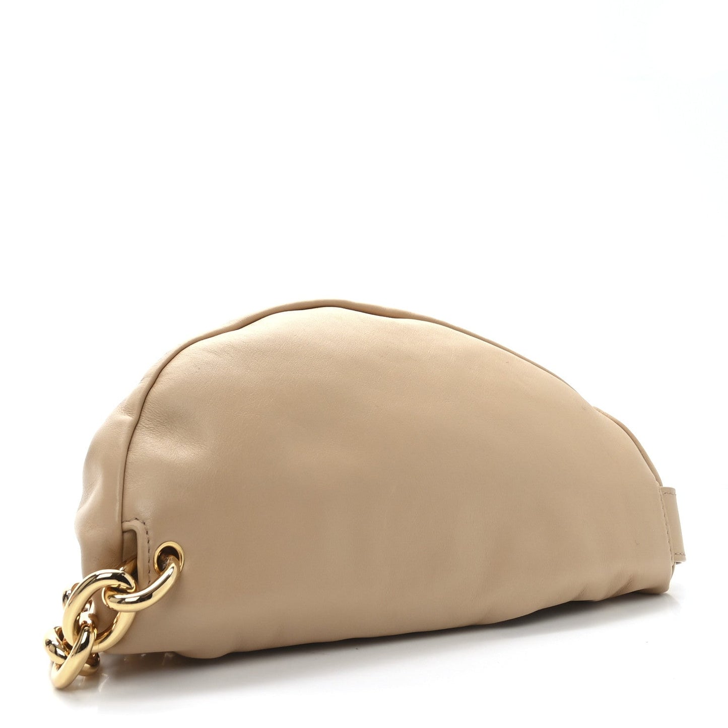 Bottega Veneta Nappa The Belt Chain Pouch Almond