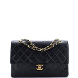 CHANEL   Classic Double Flap Bag Quilted Lambskin Medium
