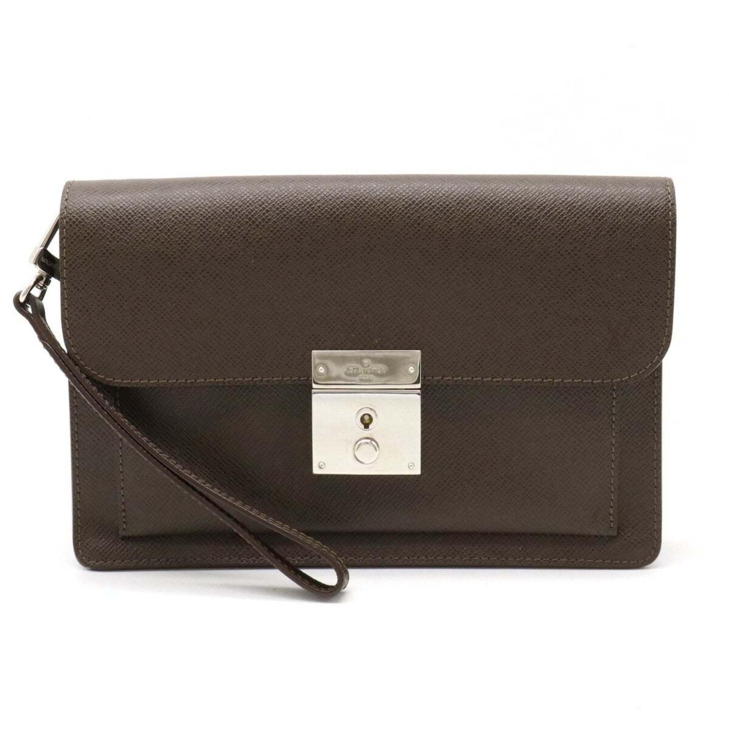 Louis Vuitton Selenga  Leather Clutch Bag