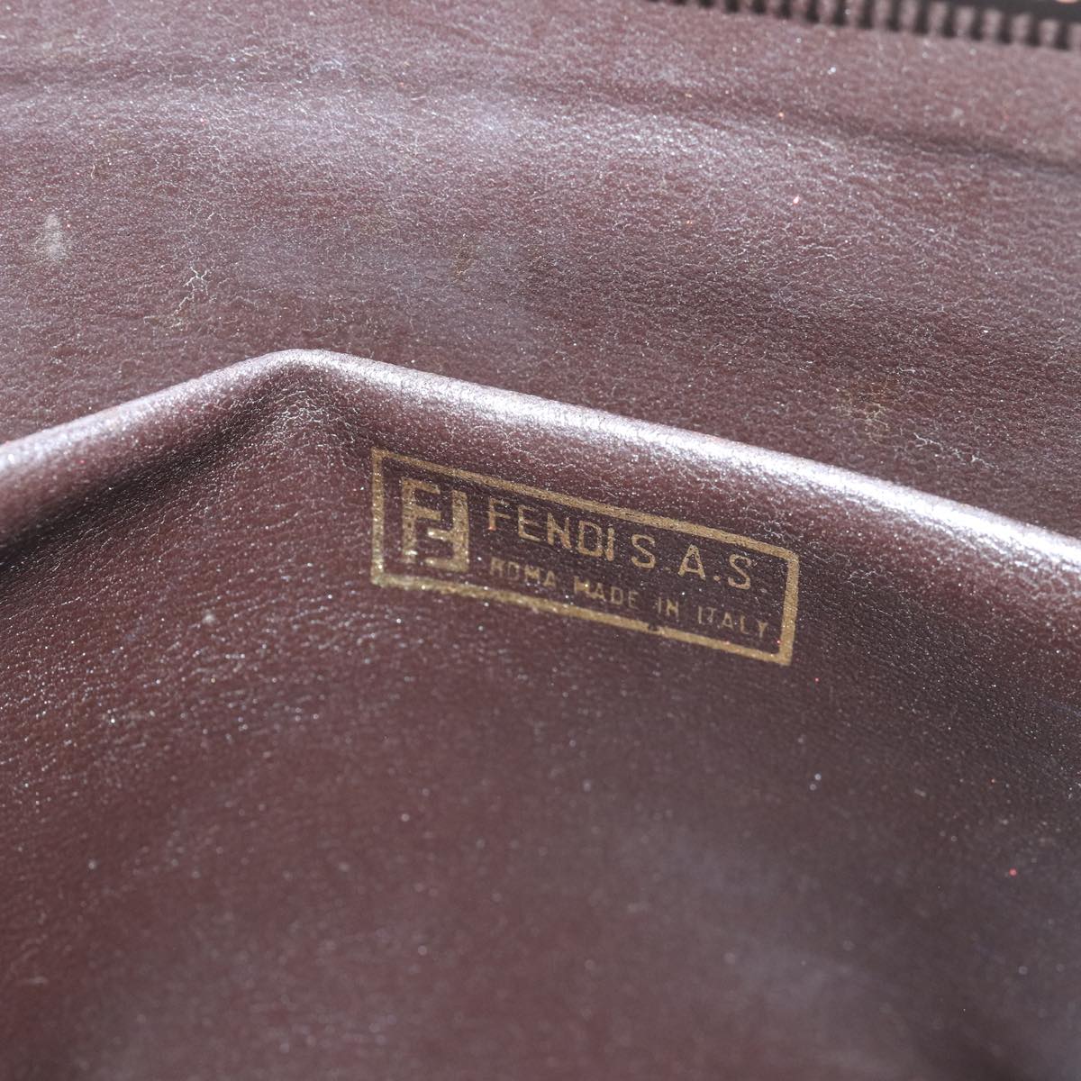 Fendi Zucca  Canvas Clutch Bag