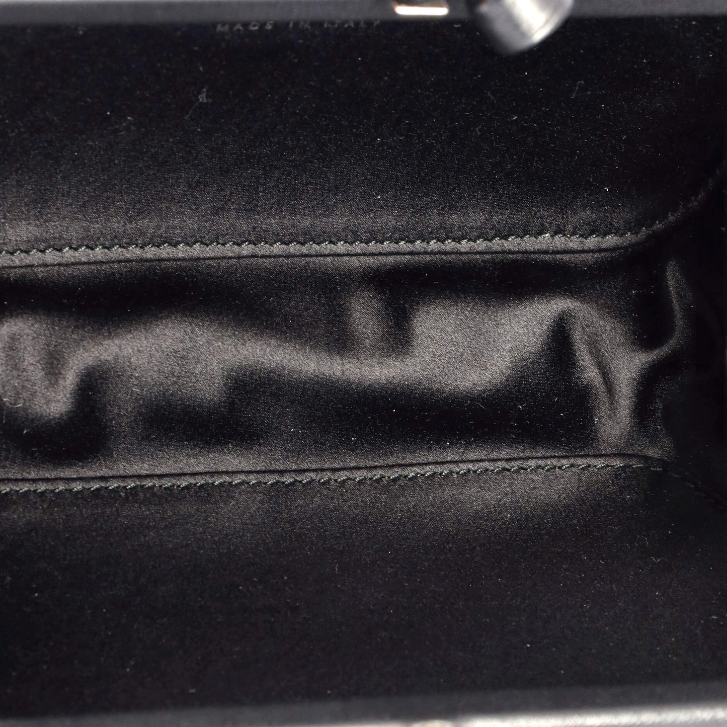 Box Knot Clutch Intrecciato Satin Small