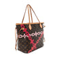 Louis Vuitton Monogram Bay Neverfull MM Rose Ballerine Poppy
