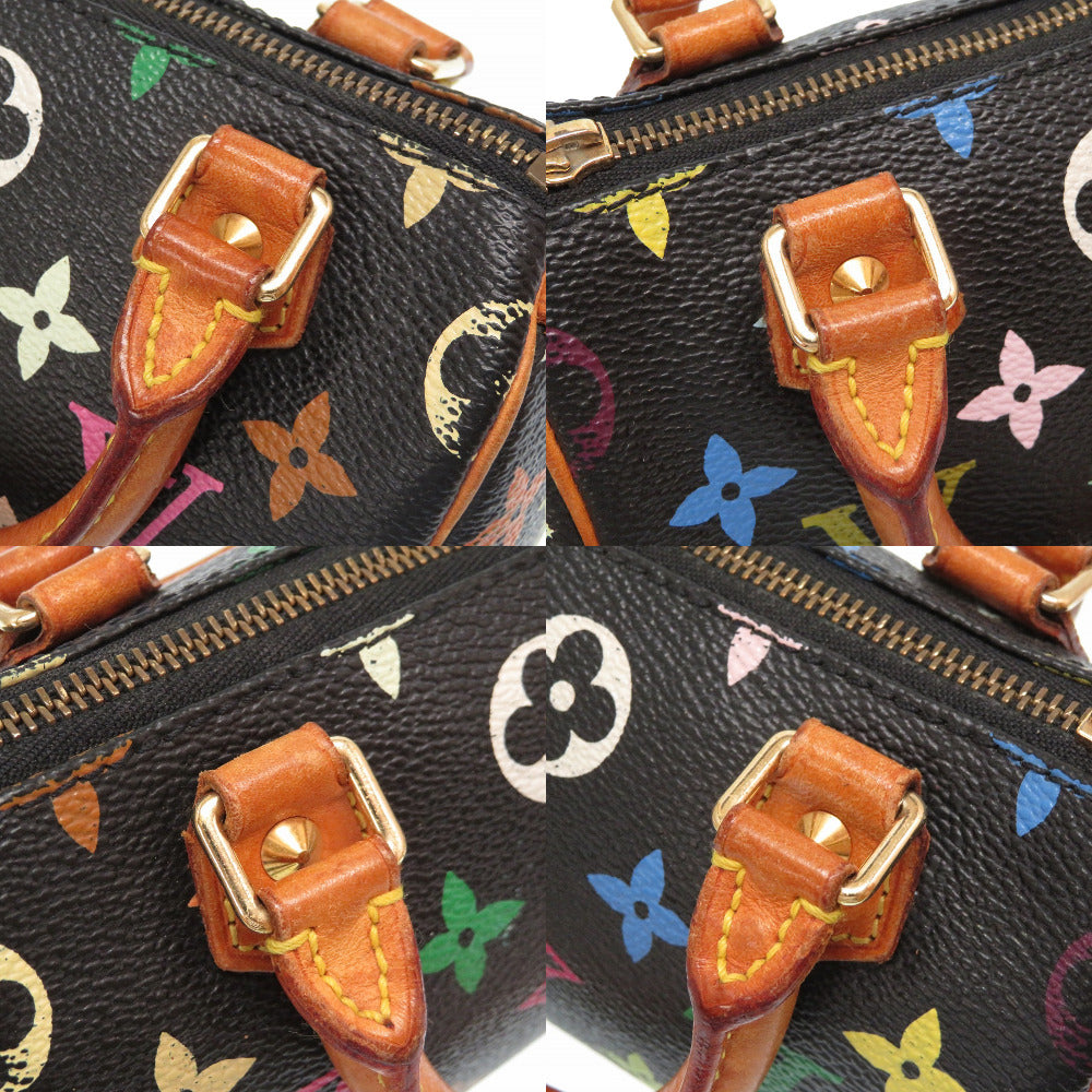Louis Vuitton Monogram Multicolor Mini Speedy Noir Black