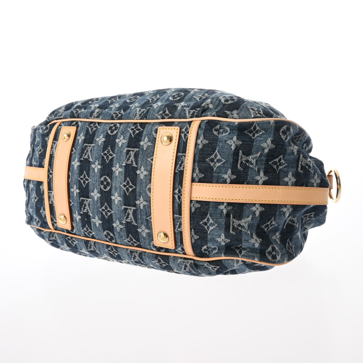 Louis Vuitton Denim Raye Cabas GM Shoulder Bag