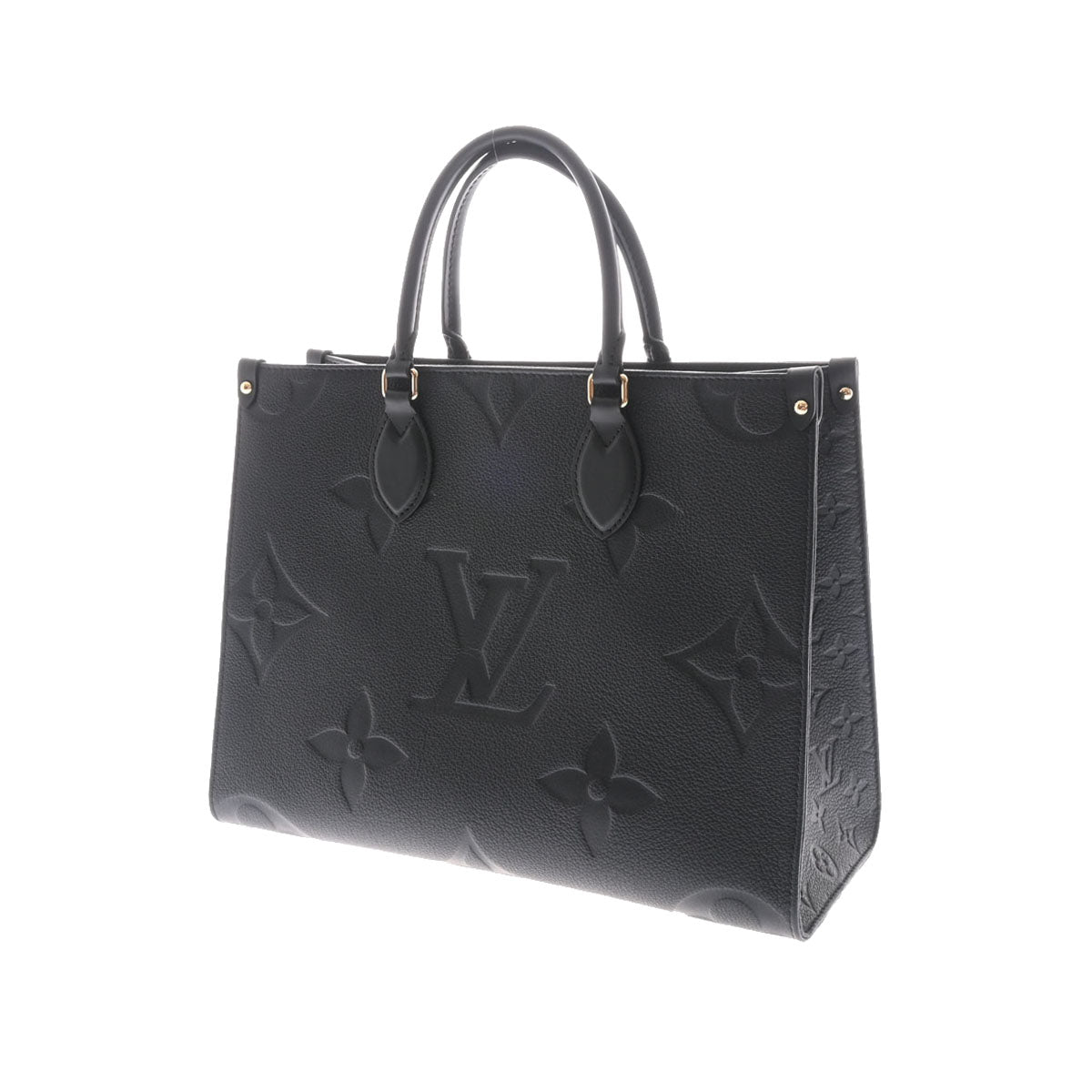 Louis Vuitton Monogram Emplant On The Go MM Noir Tote Bag