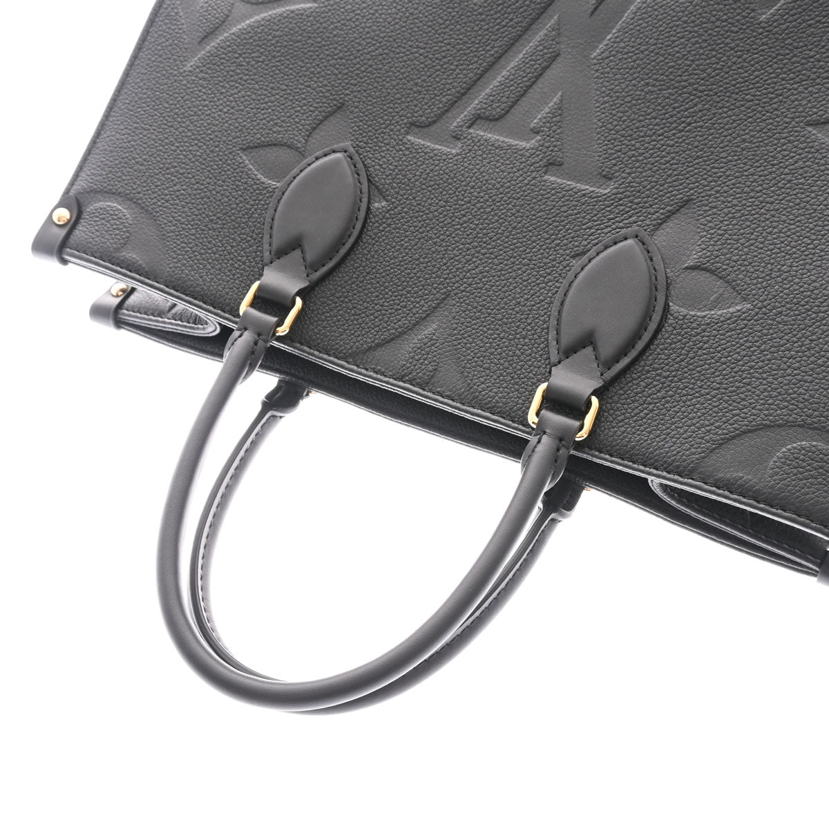 Louis Vuitton Monogram Emplant On The Go MM Noir Tote Bag
